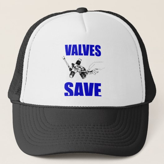 Casquette Des valves fortes sauvent des vies (Devant)