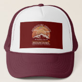 Casquette Design "Adventure Await-Explore the mountain" (Devant)