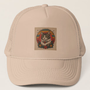 Casquette design de chat mignon chats amoureux design ache