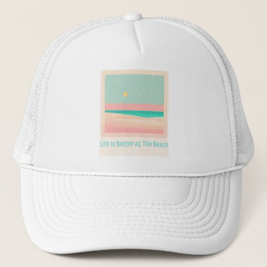 Casquette Design de plage (Devant)