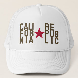 Casquette Design de texte original Californie République