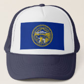 Casquette Design du drapeau de l'État du Nebraska (Devant)