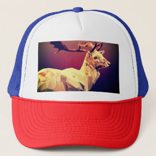 Casquette Design en polygone de cerf