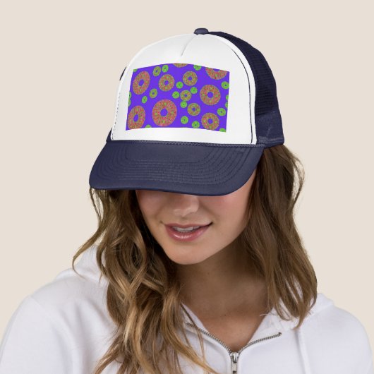 Casquette Design floral (En situation)
