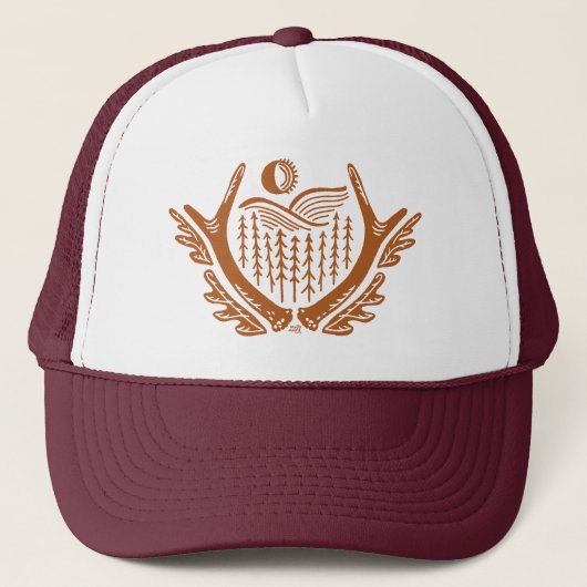 Casquette Design forestier Antler (Devant)