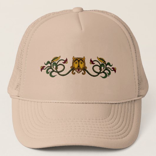 Casquette Design Lion médiéval (Devant)