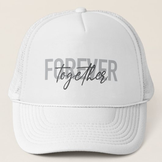 Casquette Design moderne, simple, cool de Forever Together (Devant)