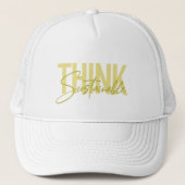Casquette Design urbain simple et moderne cool Pensez durabl (Devant)