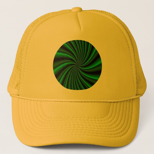 Casquette Design vert crépusculaire (Devant)