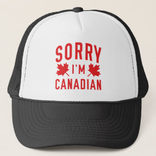 Casquette Désolé, je suis Canadien