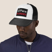 Casquette Désolé nous sommes des BLONDES (En situation)