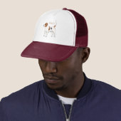 Casquette dessin animé de chien beagle (En situation)