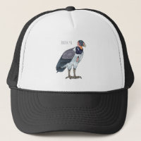 dessin animé d'oiseau vautour du roi