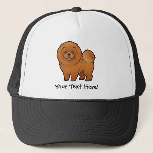 Casquette Dessin Chow Chow (Devant)