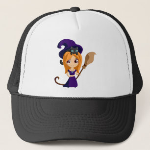 Casquette Dessin de chat sorcier d'Anime Moon