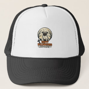 Casquette Dessin de gravure vintage pour Halloween avec un P