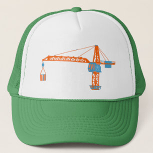 Casquette Dessin de grue du jouet des enfants