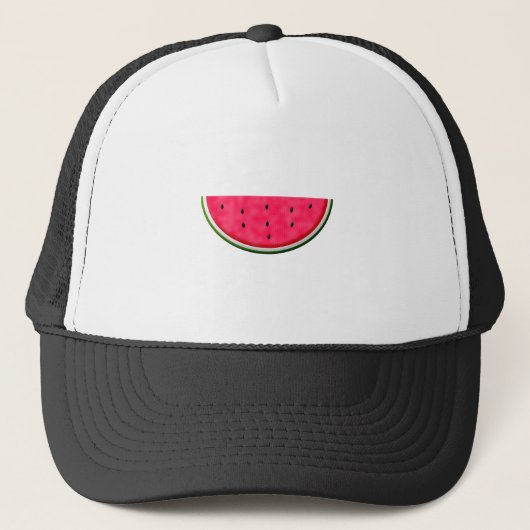 Casquette Dessin de tranche de pastèque douce (Devant)