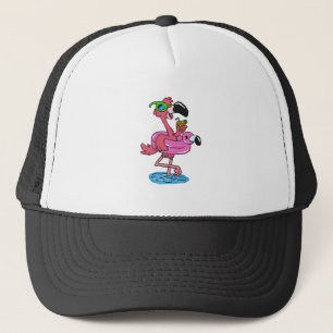 Casquette Dessin du Flamant rose d'été choisir la couleur