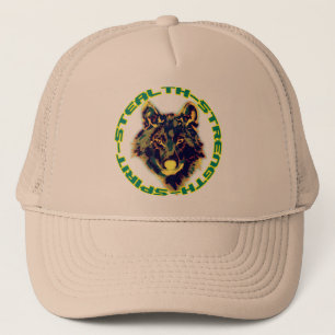 Casquette dessin floral rétro