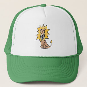 Casquette dessin mignon lion enfants retro safari jungle ani