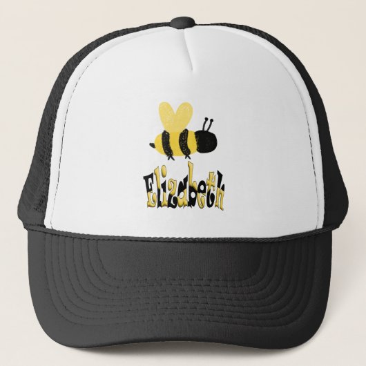 Casquette Dessin personnalisé unique Bumblebee Doodle (Devant)