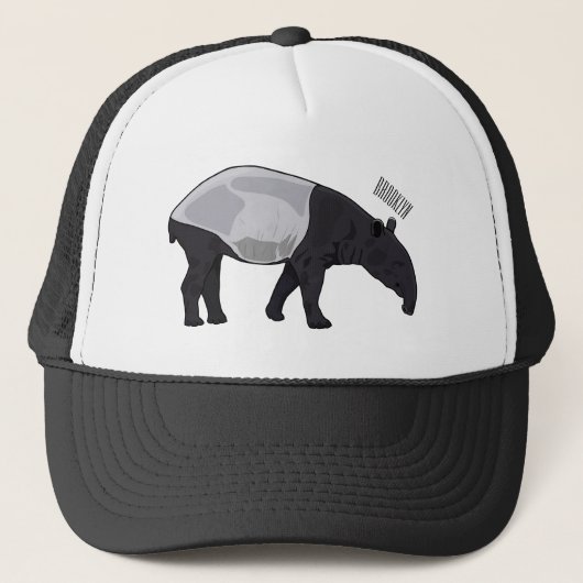 Casquette Dessin sur Tapir (Devant)