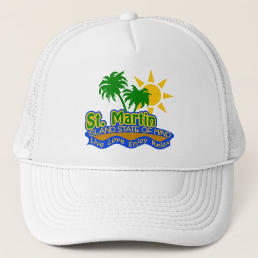 Casquette d'état d'esprit de St Martin - (Devant)
