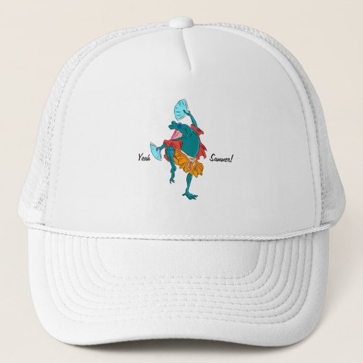 Casquette d'été de la grenouille dansante (Devant)