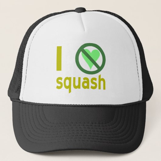 Casquette Détester les courges (Devant)
