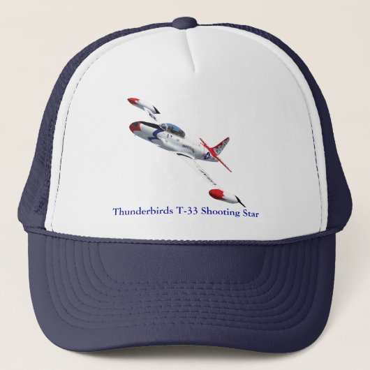 Casquette d'étoile filante des Thunderbirds T-33 (Devant)