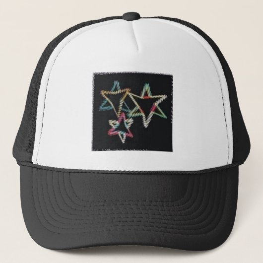 Casquette d'étoiles de néon (Devant)