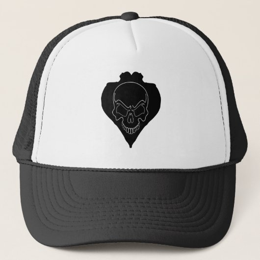 Casquette Deux Filles Et Crâne (Devant)