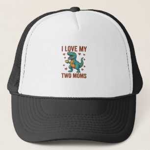 Casquette Deux mamans fières de la conception de T-Shirt vec