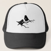 Casquette Deux mignons Inséparables Silhouette Graphisme (Devant)