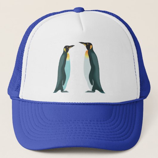 Casquette Deux pingouins (Devant)