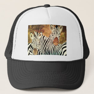 Casquette deux zèbres