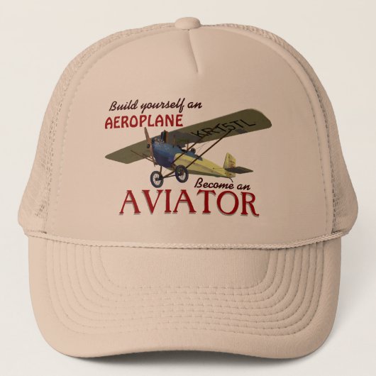Casquette Deviennent un aviateur (Devant)