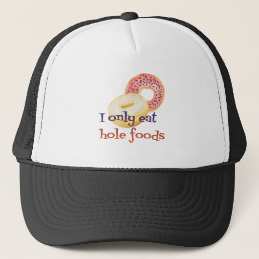 Casquette Devis de donut amusant (Devant)