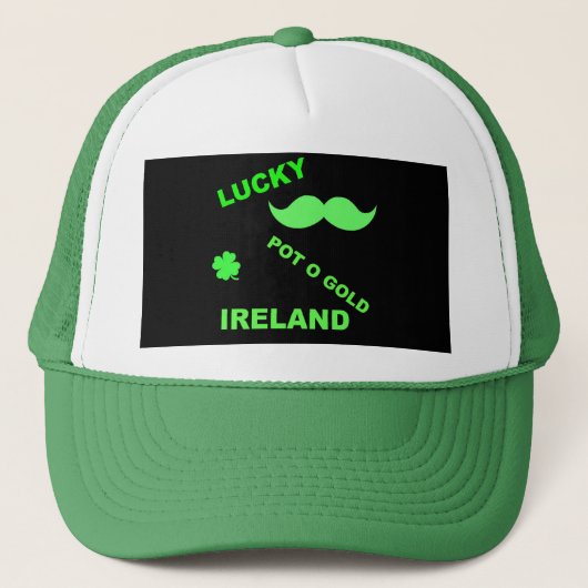 Casquette Devis irlandais Lucky Pot o Gold (Devant)