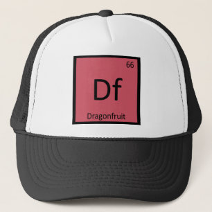 Casquette Df - Symbole du tableau périodique de la chimie de