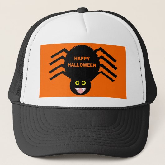 Casquette d'Halloween Spider noir (Devant)