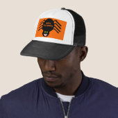 Casquette d'Halloween Spider noir (En situation)