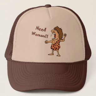 Casquette d'homme des cavernes