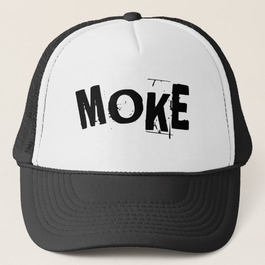 Casquette d'humour de gars dur de Moke (Devant)