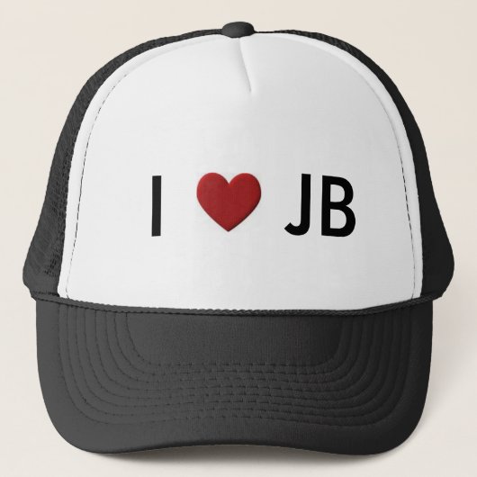 Casquette d'I <3 JB (Devant)