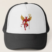 Casquette Diable avec trident (Devant)
