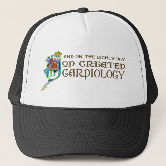 Casquette Dieu a créé la cardiologie (Devant)