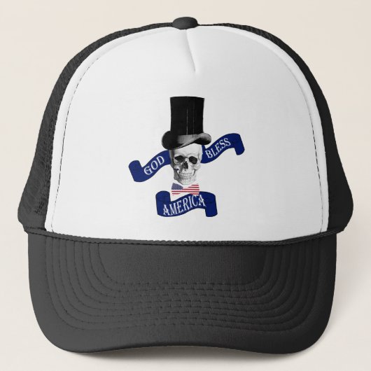 Casquette Dieu bénisse l'Amérique (Devant)