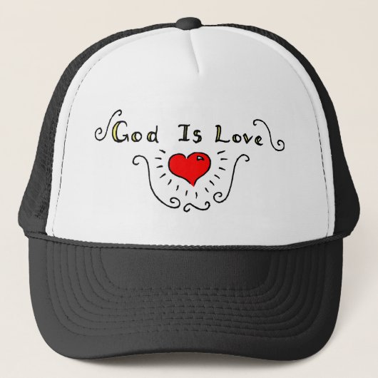 Casquette Dieu est amour (Devant)